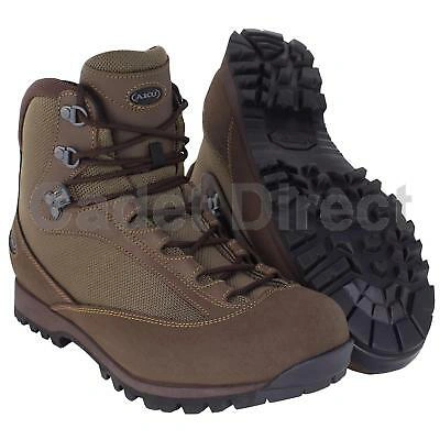 Pre-owned Aku Pilgrim Gtx Fg Combat, Mod Brown Combat Boots British Forces Issue
