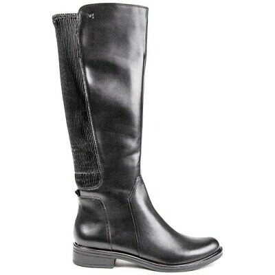 Pre-owned Caprice Womens 25513 Knee-high Boots Black