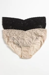Hanky Panky Signature Lace Vikini In Black/ Chai