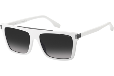 Marc Jacobs Dark Grey Gradient Browline Mens Sunglasses Marc 568/s 0szj/9o 58 In Grey,white