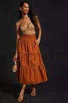 The Somerset Collection By Anthropologie The Somerset Maxi Skirt In Brown
