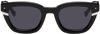 Grey Ant Bowtie Cutout 50mm Square Sunglasses In Black/ Grey