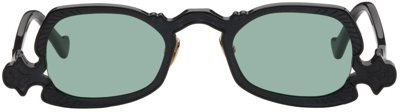 Grey Ant Black Arsenic Sunglasses In Black/green