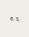 Valentino Garavani Rockstud Metal Earrings Woman Palladium Uni