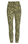 Sweaty Betty Power Pocket Workout Leggings In Green Undercover Floral Print