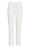 Eileen Fisher Washable Stretch-crepe Slim Ankle Pants In Bone