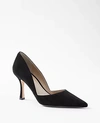 Ann Taylor Azra Suede Pumps In Black