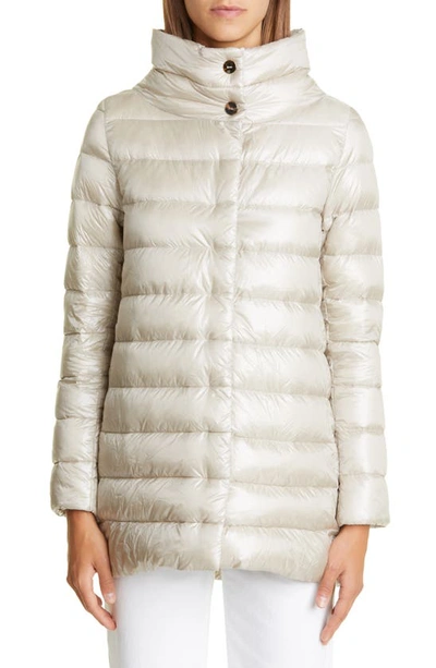 Herno Amelia Down Jacket In Champagne