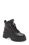GIANVITO ROSSI LEATHER HIKING BOOT