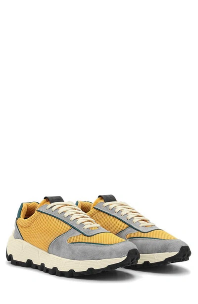 P448 Men's Jackson Lace Up Sneakers In Mustard