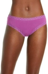 Natori Bliss Cotton Girl Briefs In Mulberry2