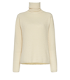 Lapointe Cashmere Silk Turtleneck In Cream