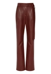 LAPOINTE FAUX LEATHER BELTED PANT