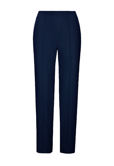 Lapointe Matte Crepe Pintuck Pant In Navy