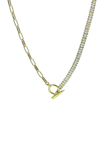 Panacea Toggle Necklace In Gold