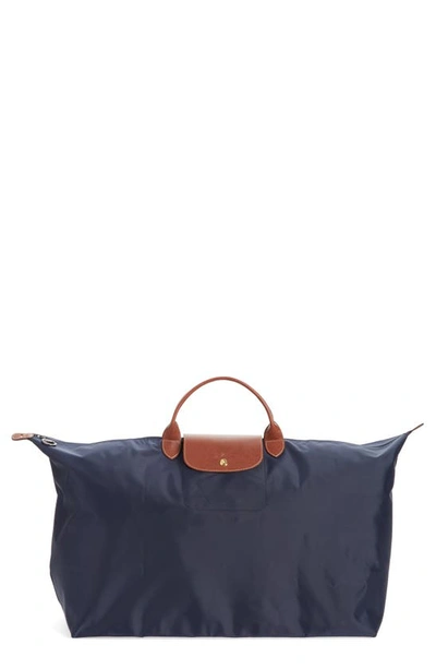 Longchamp X-large Le Pliage Original Travel Bag In Marine