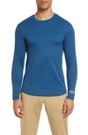 Barbell Apparel Havok Stretch Long Sleeve T-shirt In Blue