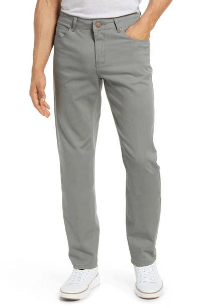 Barbell Apparel Athletic Stretch Cotton Blend Chino Pants In Ash