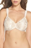 Wacoal Awareness Full Figure Seamless Underwire Bra 85567, Up To I Cup In Ivory