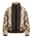 Moschino Graphic-print Puffer Jacket In Multicolor