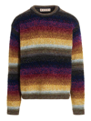 Marni Stripe-pattern Knit Jumper In Multicolor
