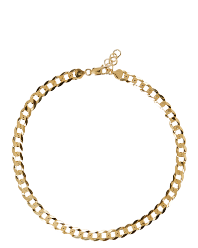 Loren Stewart Curb Chain Necklace In Gold