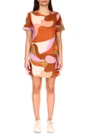 Sanctuary Reveal Abstract Print Organic Cotton Blend T-shirtdress In Cityscape