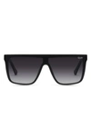 Quay Nightfall 52mm Polarized Shield Sunglasses In Multi