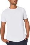Lucky Brand Venice Burnout Crewneck T-shirt In Bright White