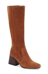 Blondo Tessa Waterproof Boot In Cognac Sue