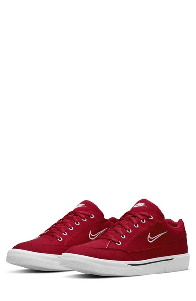 Nike Retro Gts Sneaker In Red/ White/ Black/ Aluminum