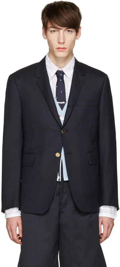 Thom Browne Unconstructed Classic Sport Coat In Multi-colored