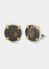 Jorge Adeler Men's 18k Two-tone Constantine I Coin Cufflinks In Gold