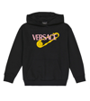 VERSACE PRINTED COTTON HOODIE