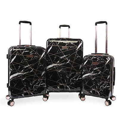 Juicy Couture Vivian 3-piece Hardside Spinner Luggage Set In Black