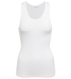 Wardrobe.nyc Wardrobe. Nyc Ribbed-knit Cotton Tank Top In White