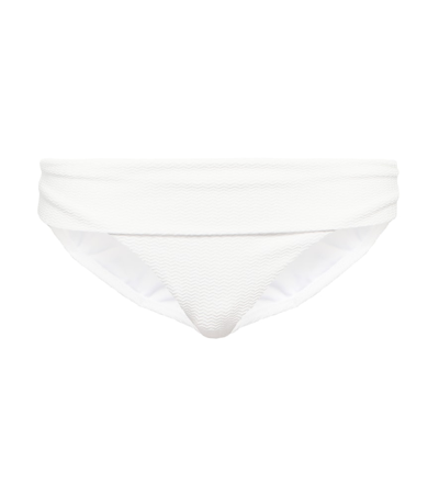 Melissa Odabash Brussels Draped Bikini Bottoms In White