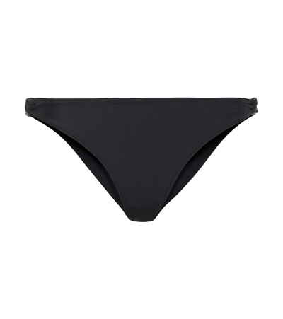 Stella Mccartney Chain-trimmed Bikini Bottoms In Black