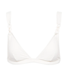Stella Mccartney Falabella Chain-strap Triangle Bikini Top In White