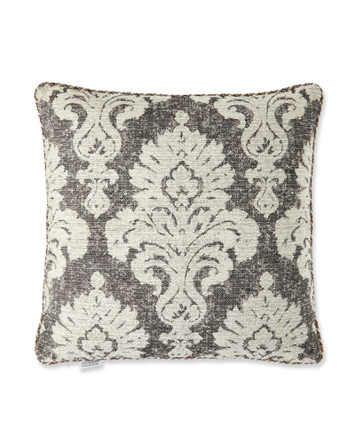 Austin Horn Collection Elliman Main Euro Sham In Black/cream