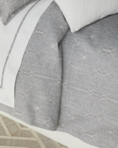 Sferra Emilia Full/queen Duvet Cover In Black