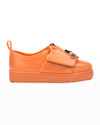 Mini Melissa Kids' Girl's Jelly Pop Safari Shoes, Baby/toddlers In Orange