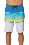 O'neill Lennox Stretch Stripe Board Shorts In Pacific