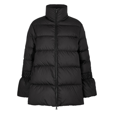 Moncler Barroude Quilted Taffeta Down Jacket In Nero