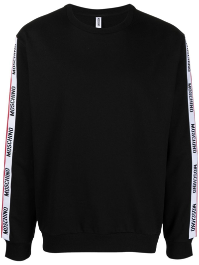 Moschino Underwear Men's Black Cotton Sweatshirt