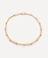 Monica Vinader Alta Long Link Necklace In Gold