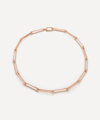Monica Vinader Rose Gold Plated Vermeil Silver 17'alta Long Link Chain Necklace In Rose Gold