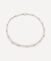 Monica Vinader Alta Long Link Necklace In Metallic