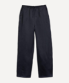 Totême Silk Organza Drawstring Slacks In Night Out