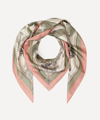 Shop Emily Carter Women's The Balinese Jungle Silk Scarf In Pink